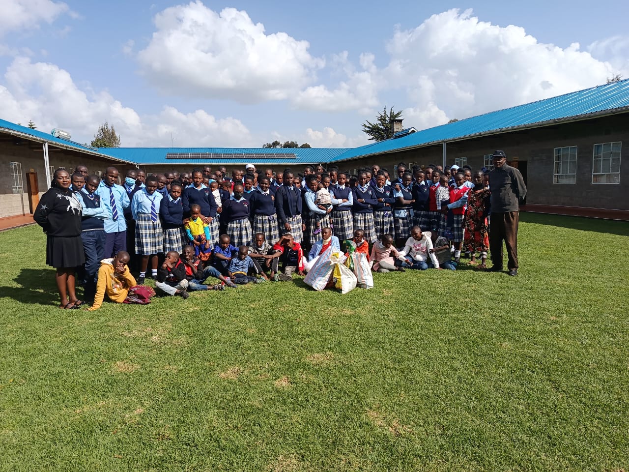Boarding Section Students and Staff on a Charity mission at Talitha Kum, Nyahururu